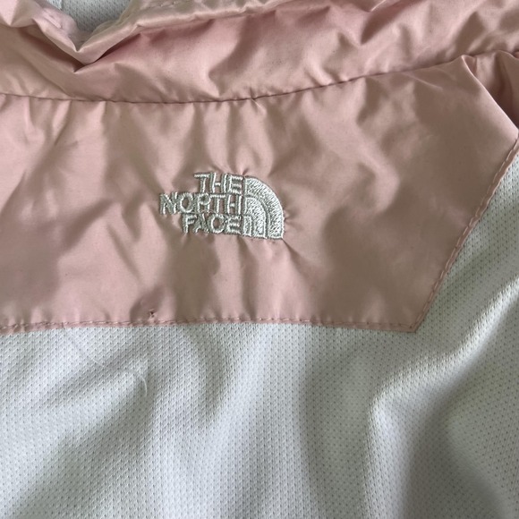 The North Face Jacket Womens Large Pink Hooded Full Zip Lightweight Windbreaker - Picture 3 of 8